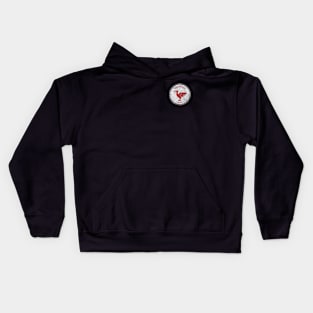 Liverpool Liverbird Small RED Vintage Retro Kids Hoodie